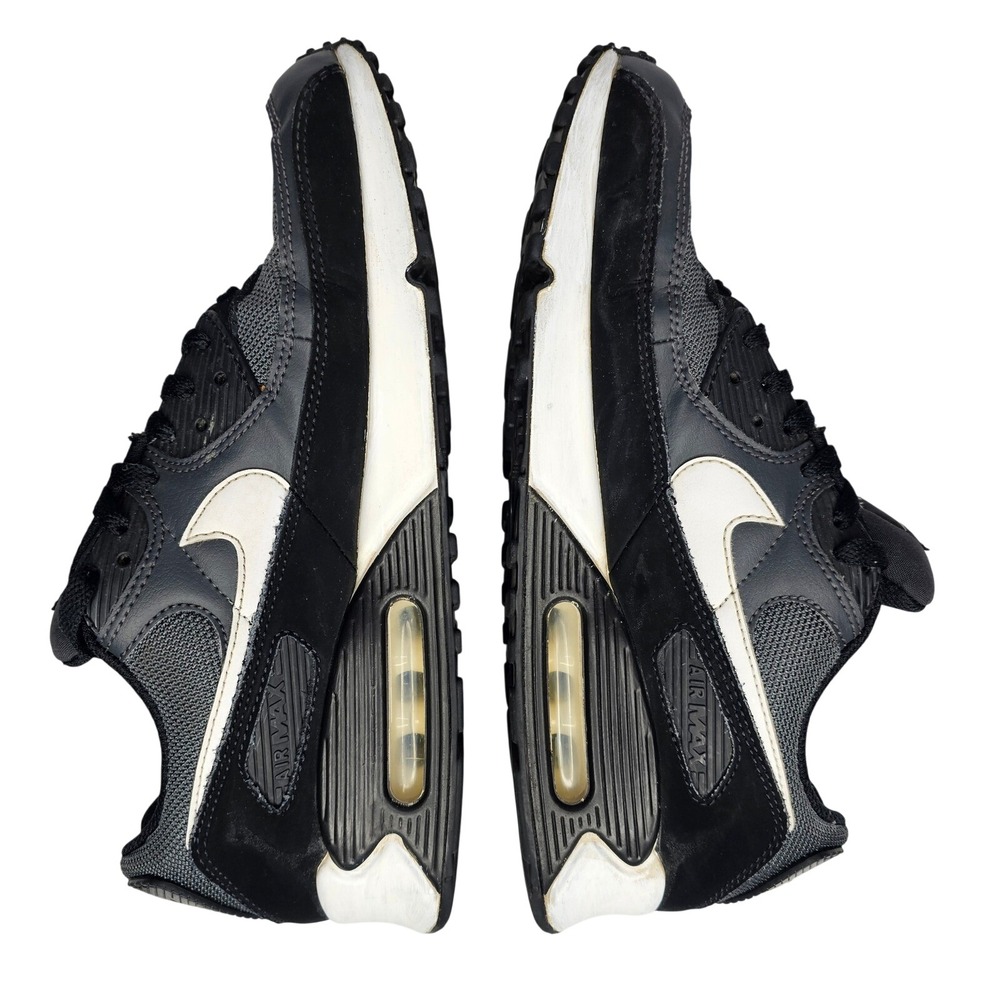 Nike Air Max 90 Mens Size 10 Black White Sneakers Low Top Athletic Shoes - Picture 4 of 14